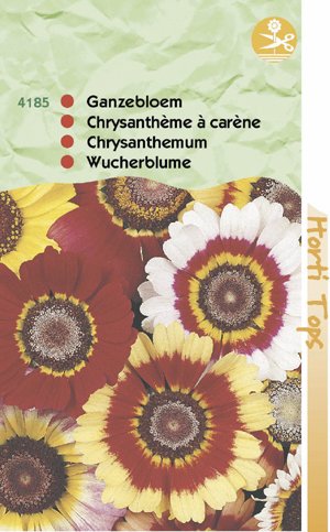 Chrysanthemum carinatum gemengd ( Ganzenbloem ) 0.69 - Klik op de afbeelding om het venster te sluiten